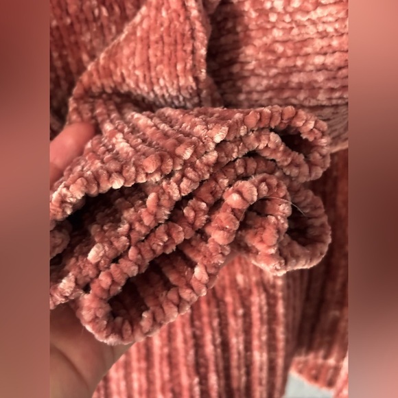 Show Me Your Mumu | Jesse sweater | pink | chenille | long sleeve | crewneck| xs - Picture 6 of 9